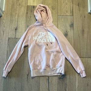 North face pink sweatshirt size XS